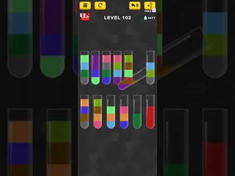 Video guide by Mobile Games: Water Sort Color Puzzle Level 102 #watersortcolor
