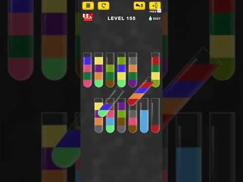 Video guide by Mobile Games: Water Sort Color Puzzle Level 155 #watersortcolor