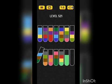 Video guide by Mobile Games: Water Sort Puzzle Level 521 #watersortpuzzle
