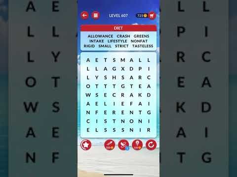 Video guide by Sith Gaming: Wordscapes Search Level 607 #wordscapessearch