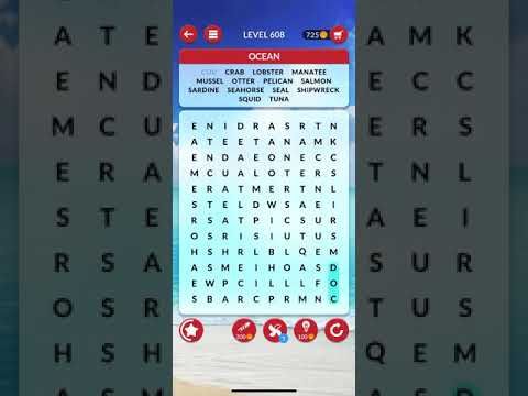 Video guide by Sith Gaming: Wordscapes Search Level 608 #wordscapessearch