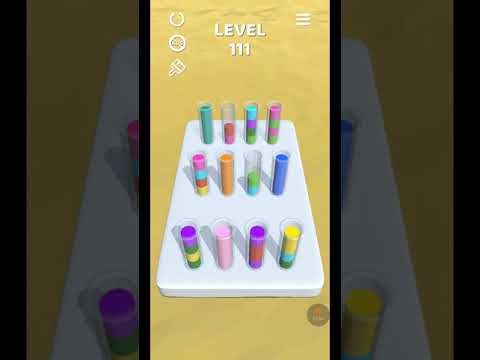 Video guide by Glitter and Gaming Hub: Sort It 3D Level 111 #sortit3d
