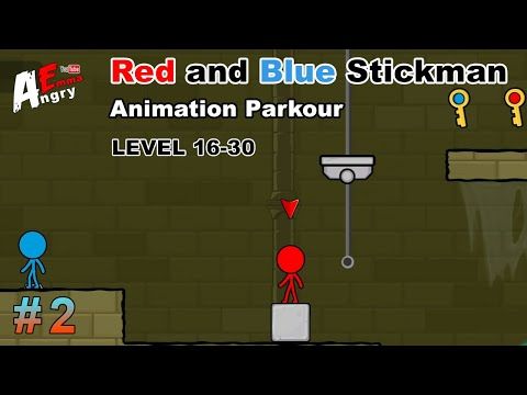 Video guide by Angry Emma: Red & Blue Stickman Level 16-30 #redampblue