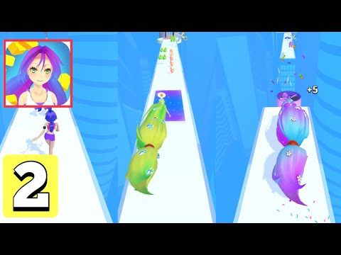 Video guide by Roussin Gaming: Hair Rush Level 6-13 #hairrush