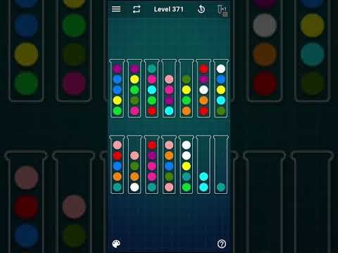 Video guide by Mobile games: Ball Sort Puzzle Level 371 #ballsortpuzzle