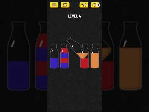 Video guide by Mobile games: Soda Sort Puzzle Level 4 #sodasortpuzzle