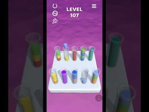 Video guide by Glitter and Gaming Hub: Sort It 3D Level 107 #sortit3d