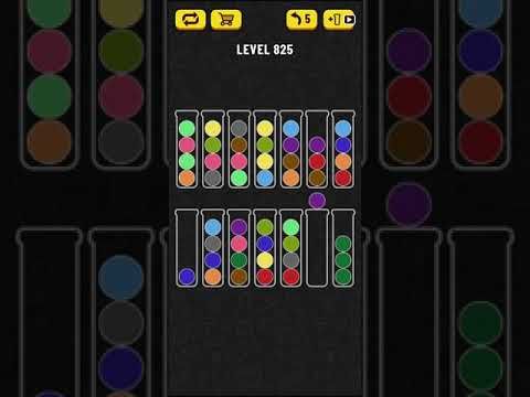 Video guide by Mobile games: Ball Sort Puzzle Level 825 #ballsortpuzzle