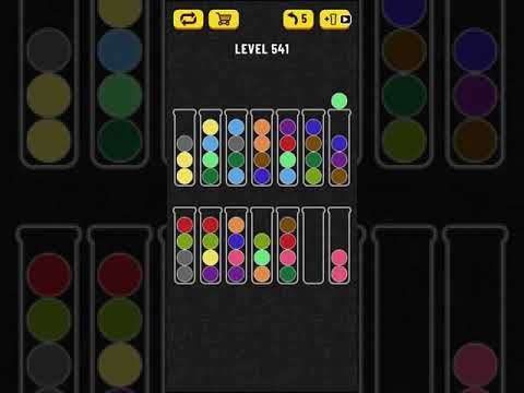 Video guide by Mobile games: Ball Sort Puzzle Level 541 #ballsortpuzzle
