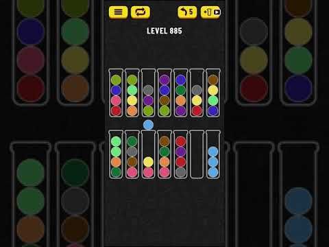 Video guide by Mobile games: Ball Sort Puzzle Level 885 #ballsortpuzzle
