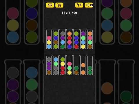 Video guide by Mobile games: Ball Sort Puzzle Level 359 #ballsortpuzzle