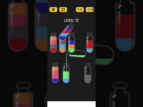 Video guide by Mobile Games: Soda Sort Puzzle Level 72 #sodasortpuzzle