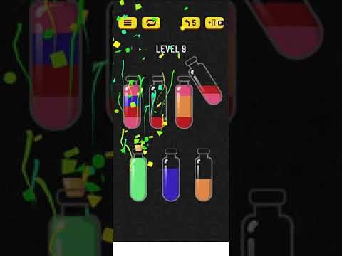 Video guide by Mobile Games: Soda Sort Puzzle Level 9 #sodasortpuzzle