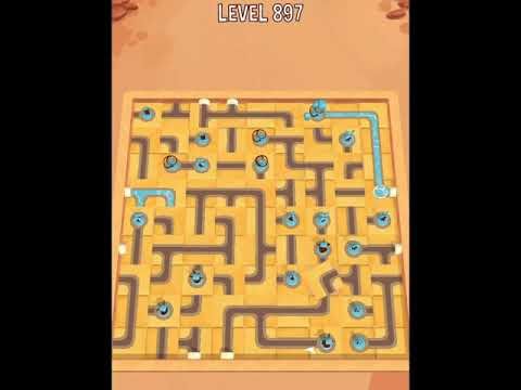 Video guide by D Lady Gamer: Water Connect Puzzle Level 897 #waterconnectpuzzle