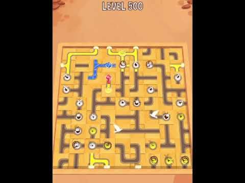 Video guide by D Lady Gamer: Water Connect Puzzle Level 500 #waterconnectpuzzle