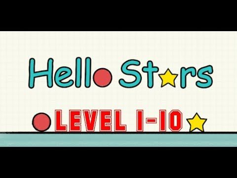 Video guide by Tomi: Hello Stars Level 1-10 #hellostars
