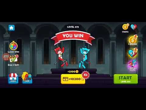 Video guide by Gamer's Nightmare: Red & Blue Stickman Level 71-80 #redampblue