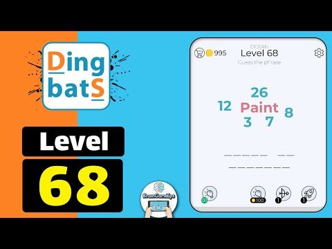 Video guide by BrainGameTips: Dingbats! Level 68 #dingbats