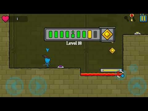 Video guide by Crazy Gamer: Red and Blue Level 18 #redandblue