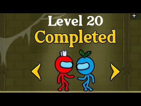Video guide by Game ohh: Red and Blue Level 20 #redandblue