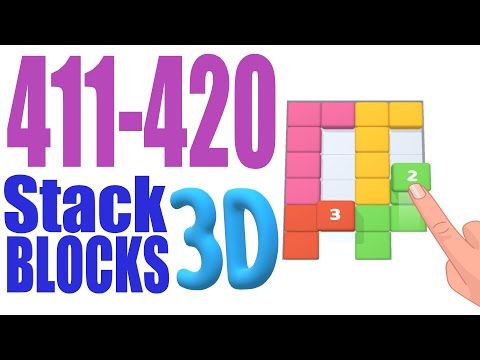 Video guide by Cat Shabo: Stack Blocks 3D Level 411 #stackblocks3d