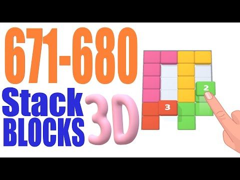 Video guide by Cat Shabo: Stack Blocks 3D Level 671 #stackblocks3d