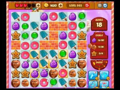 Video guide by Gamopolis: Candy Valley Level 593 #candyvalley
