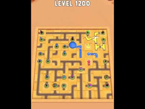 Video guide by D Lady Gamer: Water Connect Puzzle Level 1200 #waterconnectpuzzle