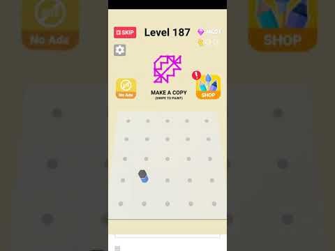 Video guide by Attiq gaming channel: Line Paint! Level 187 #linepaint