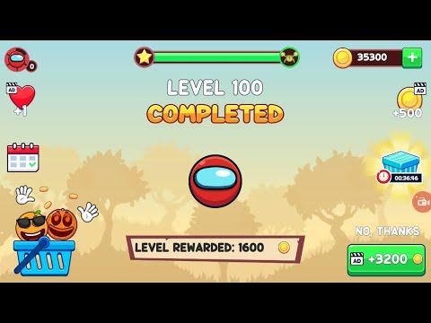 Video guide by Jully Cristine Games: Red Ball 5 Level 100 #redball5