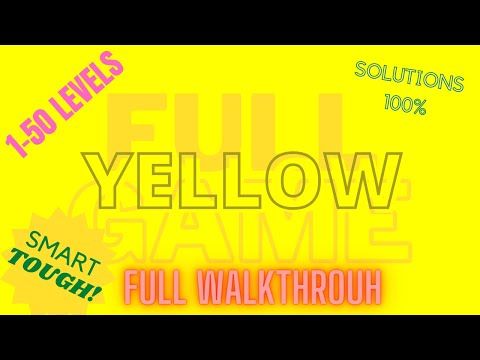 Video guide by Stupid Poles: Yellow Game Level 1-50 #yellowgame