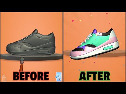 Video guide by Asmr Fashion: Sneaker Art! Level 18 #sneakerart