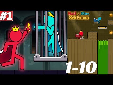 Video guide by HOTGAMES: Red and Blue Level 1-10 #redandblue