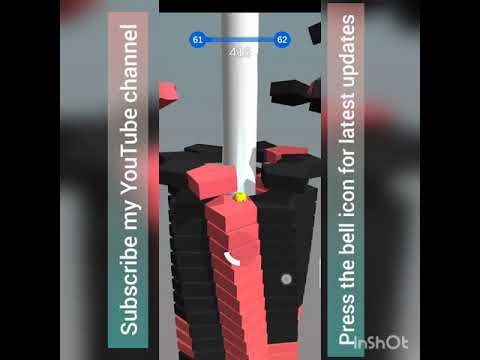 Video guide by apple gamer: Happy Stack Ball Level 61 #happystackball
