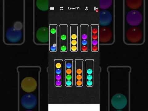 Video guide by HelpingHand: Ball Sort Color Water Puzzle Level 51-60 #ballsortcolor