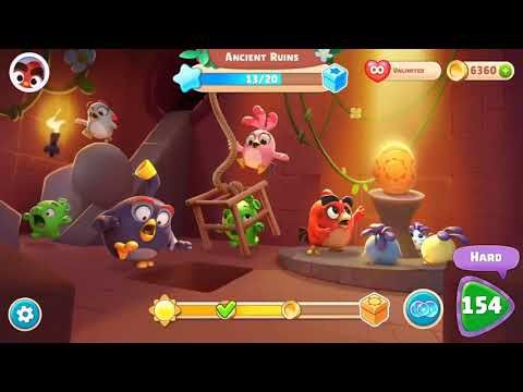 Video guide by TheGameAnswers: Angry Birds Journey Level 154 #angrybirdsjourney