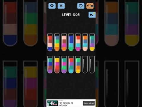 Video guide by ITA Gaming: Water Color Sort Level 1003 #watercolorsort