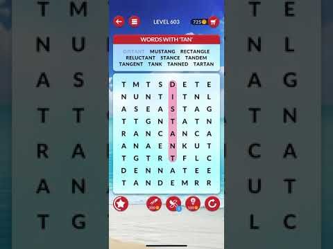 Video guide by Sith Gaming: Wordscapes Search Level 603 #wordscapessearch