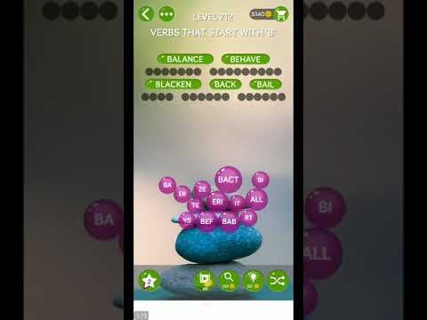 Video guide by ETPC EPIC TIME PASS CHANNEL: Word Pearls Level 712 #wordpearls