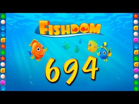 Video guide by GoldCatGame: Fishdom: Deep Dive Level 694 #fishdomdeepdive