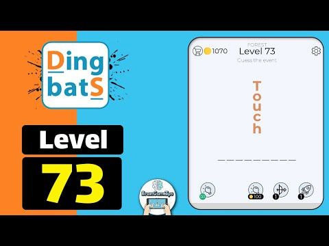 Video guide by BrainGameTips: Dingbats! Level 73 #dingbats