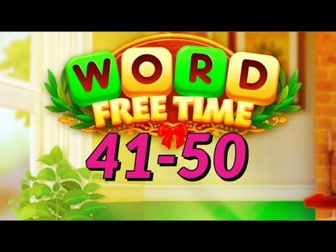 Video guide by Super Andro Gaming: Word Free Time Level 41 #wordfreetime