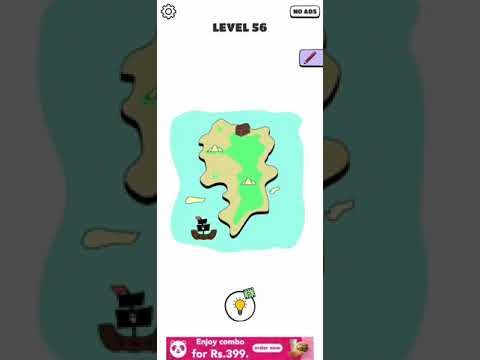 Video guide by Chaker Gamer: Draw a Line: Tricky Brain Test Level 56 #drawaline