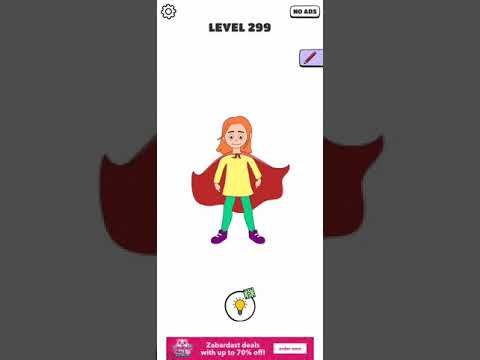 Video guide by Chaker Gamer: Draw a Line: Tricky Brain Test Level 299 #drawaline