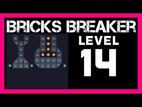 Video guide by Bricks N Balls: Bricks Breaker Puzzle Level 14 #bricksbreakerpuzzle