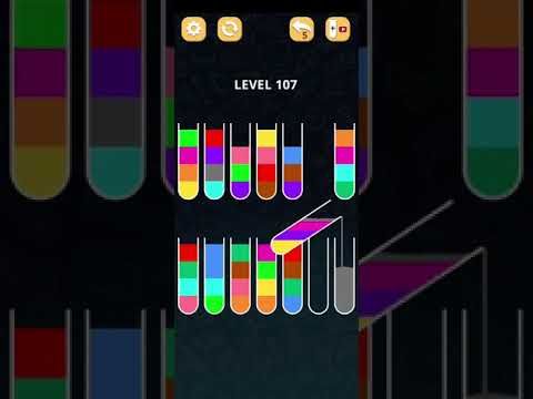 Video guide by HelpingHand: Color Sort! Level 107 #colorsort