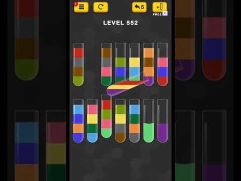 Video guide by Puzzle Games: Color Sort! Level 552 #colorsort