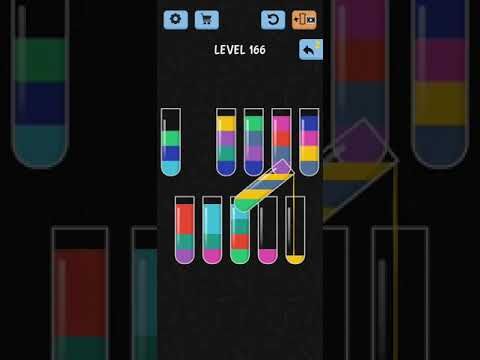 Video guide by HelpingHand: Color Sort! Level 166 #colorsort