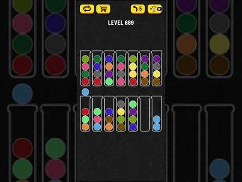 Video guide by Mobile games: Ball Sort Puzzle Level 689 #ballsortpuzzle