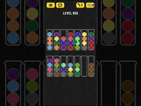 Video guide by Mobile games: Ball Sort Puzzle Level 855 #ballsortpuzzle